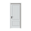 GO-H1018 White Color Solid Rubber Wood Door  Manufacture Red Oak Solid Core Wooden Door